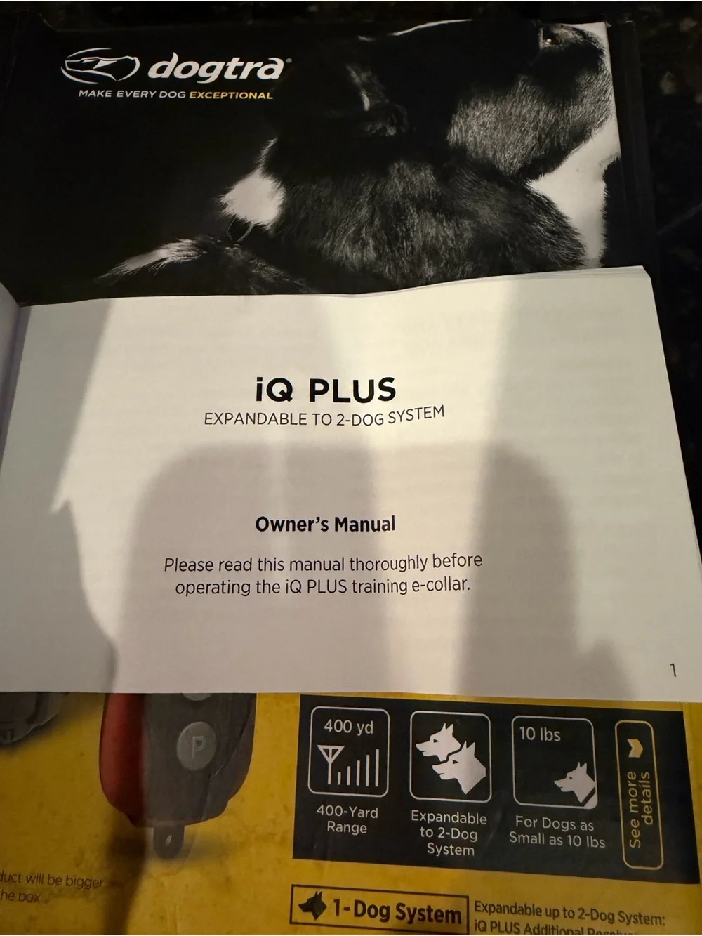 Dogtra iQ PLUS Dog Training Collar – Like New